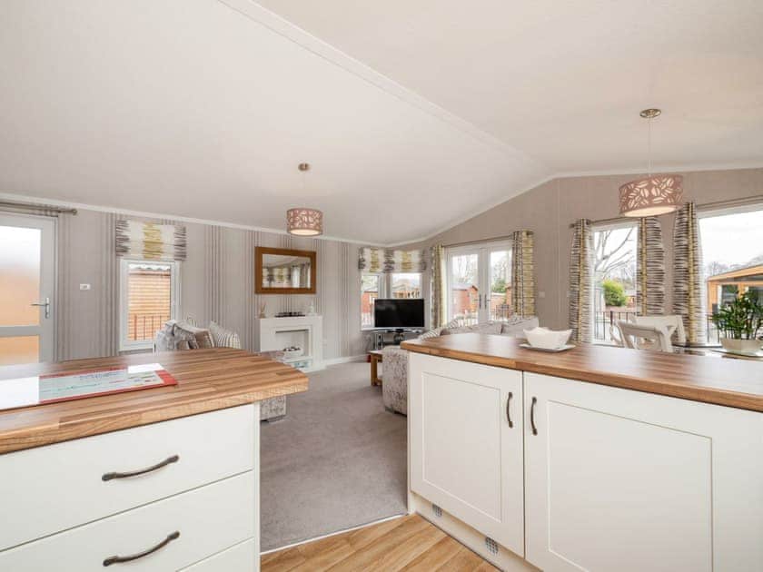 Stylish open plan living space | Thistle Lodge, Auchterarder