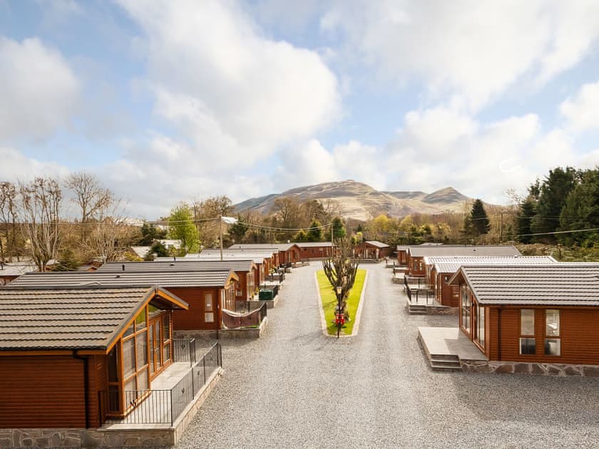 Situated amongst similar cabin-style properties | Thistle Lodge, Auchterarder