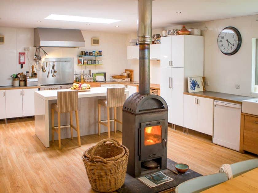 Large kitchen/diner with breakfast bar | Munro’s, Rothesay, Isle of Bute