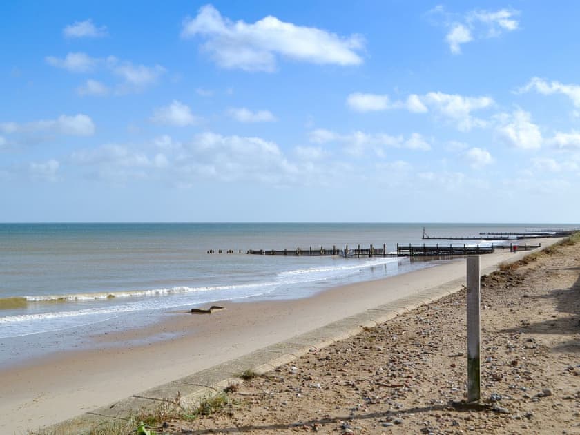 Nearby beach | Rest-A-While, Walcott, near North Walsham