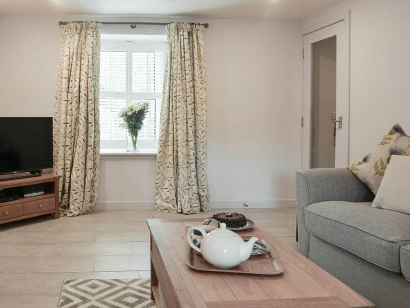 Cosy living room with 42 inch TV | Rowanlea, Muthill, near Crieff