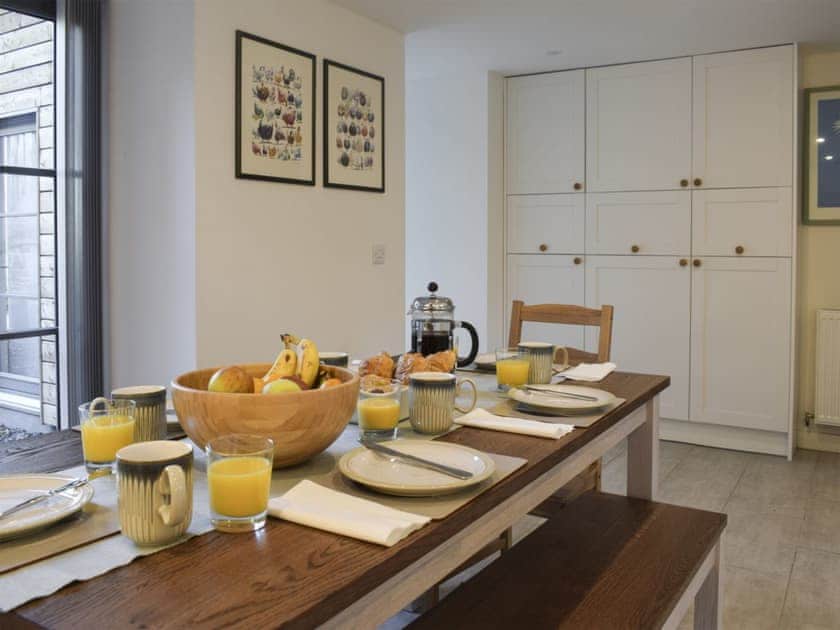 Dining area in a contemorary setting | Rowanlea, Muthill, near Crieff