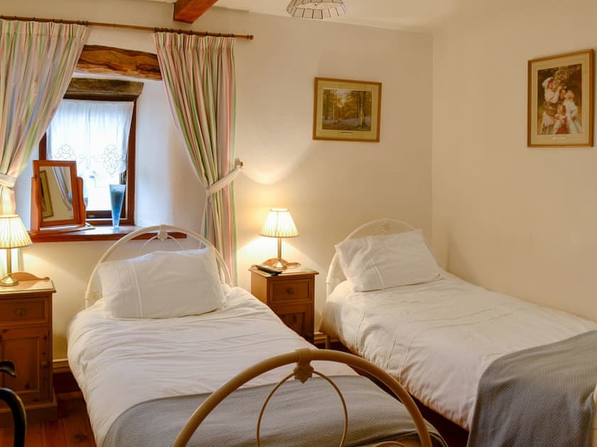 Cosy twin bedroom | The Old Goat House, Thornton Rust, near Leyburn