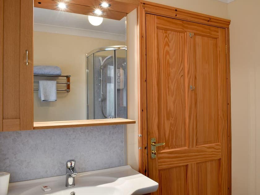 Shower room  | Pen Y Bryn Apartment, Manordeilo, near Llandeilo