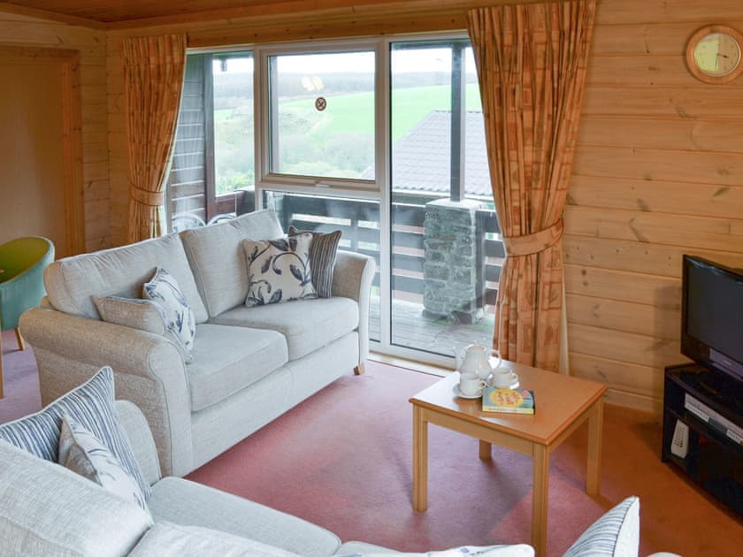 Cosy seating area | Lodge 18, Woolsery, Bideford