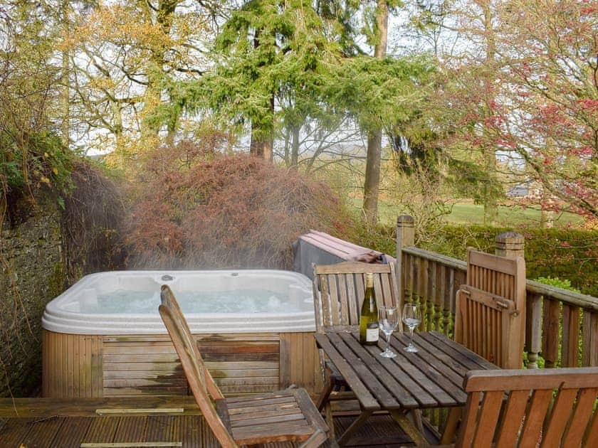 Wonderful relaxing hot tub | Rose Cottage - Auchendennan, Arden, Alexandria