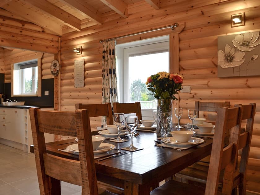 Dining area | Teal Lodge - Mackinder Farms, Brayton, Selby