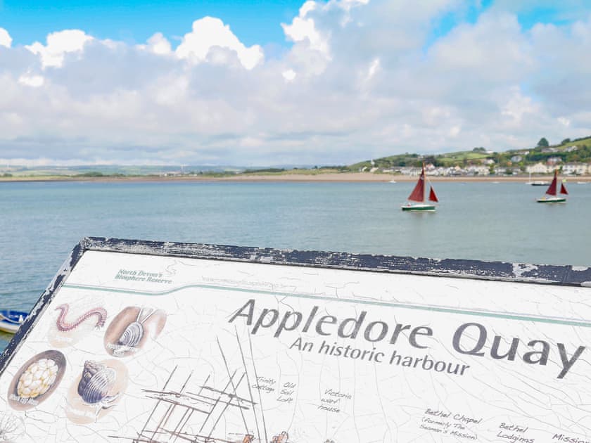 Appledore Quay forms part of the South Coast Path | Shorewaters, Appledore, near Bideford