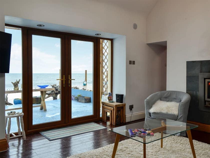 Cosy living room with fantastic sea views | Sea Yonder, Buckie, near Cullen