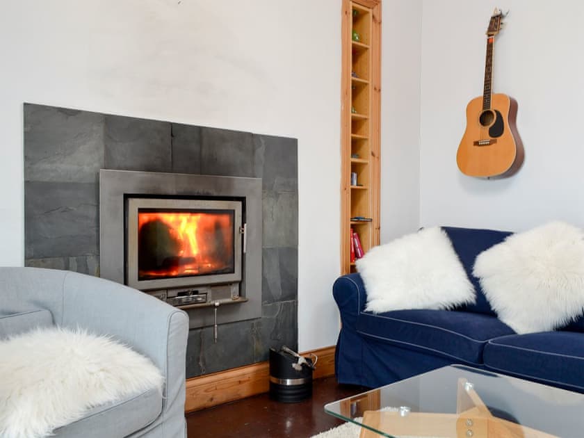 Cosy living room with fantastic sea views | Sea Yonder, Buckie, near Cullen