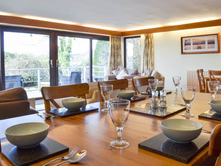 Dining table with spectacular views | Waterhead Studio, Near Ambleside