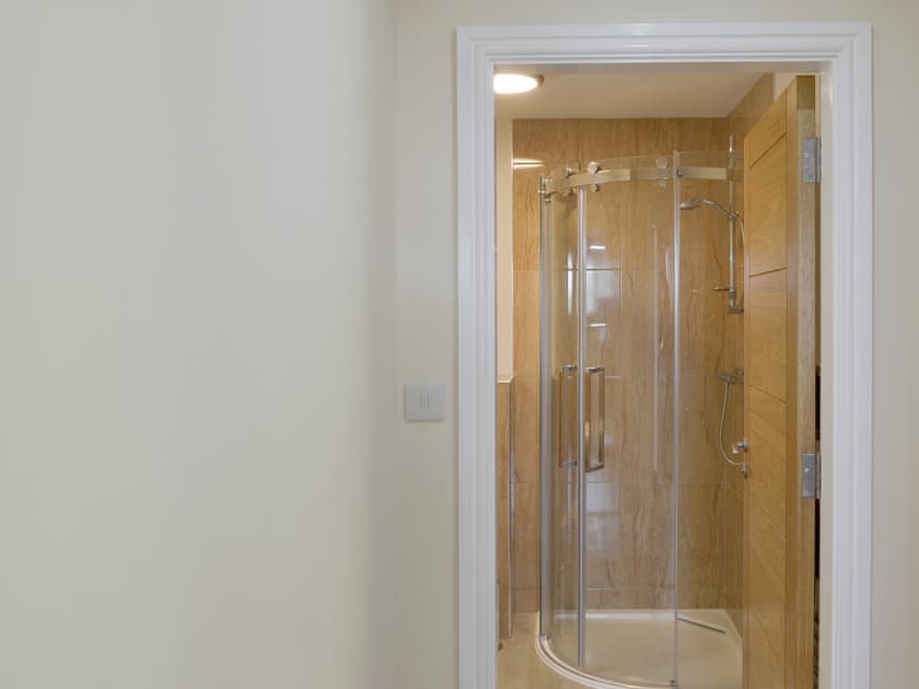 Shower room with toilet and basin | Skylark View - Jackson Road, Matlock