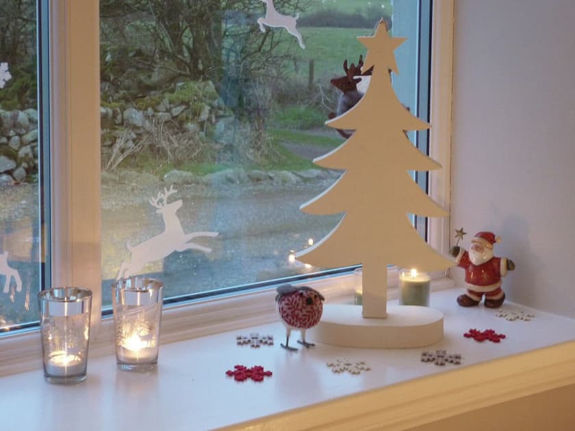 Charming seasonal decorations | Carse Cottage, Twynholm by Kirkcudbright