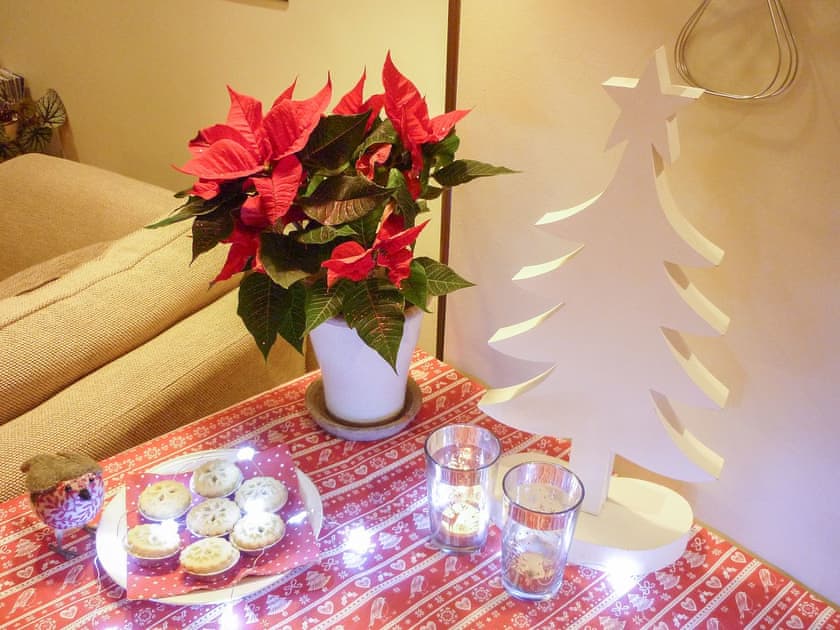 Charming seasonal decorations | Carse Cottage, Twynholm by Kirkcudbright