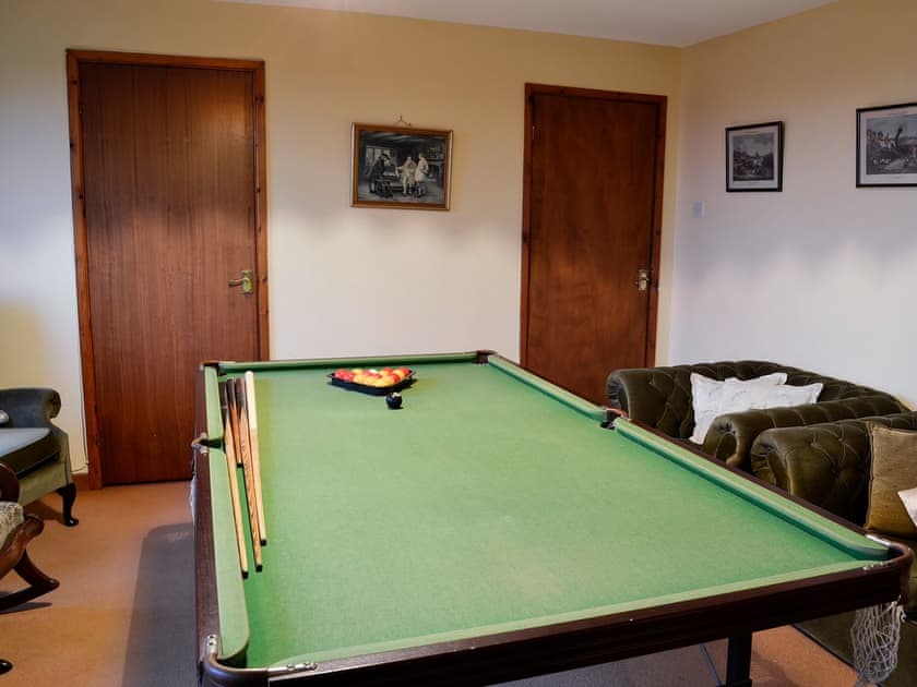 Snooker room | Cleiriach, Llansannan, near Betws-y-Coed