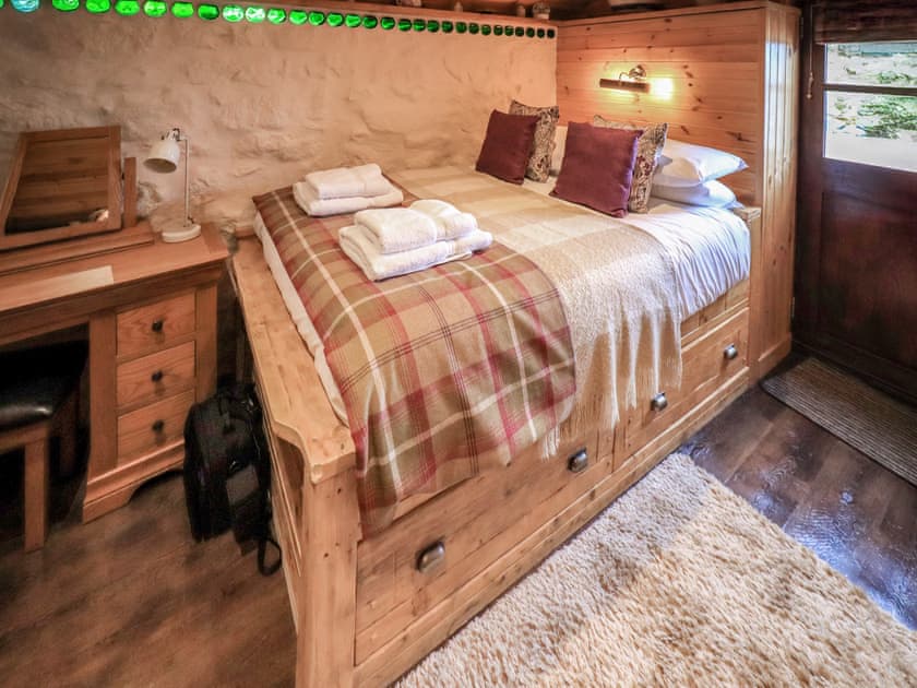 Cosy and inviting double bedroom | Capercaillie Cottage, Rhilochan, Rogart, near Dornoch