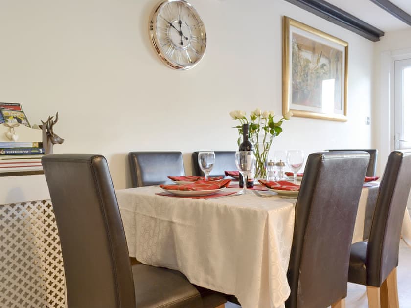 Stylish dining area | Church Court Cottage, Beeford, near Hornsea