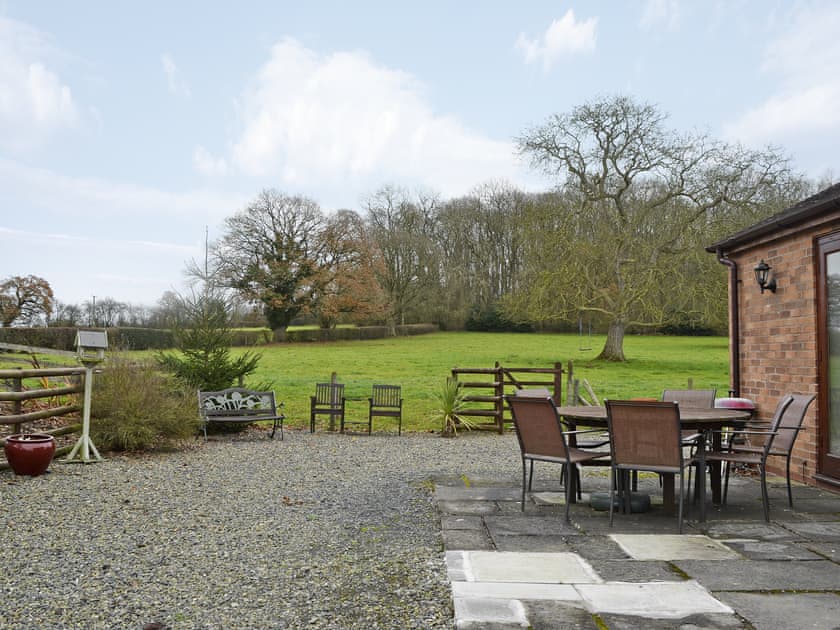 Relaxing patio area | Howards End, Middleton-on-the-Hill, near Leominster