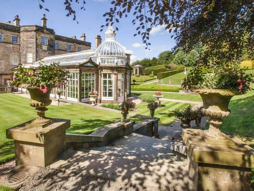The orangery from the gardens | Broughton Hall - Broughton Hall Estate, Broughton, near Skipton