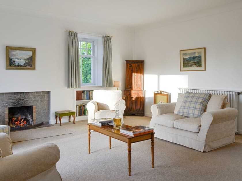 Tastefully decorated living room | The Coach House, Alford