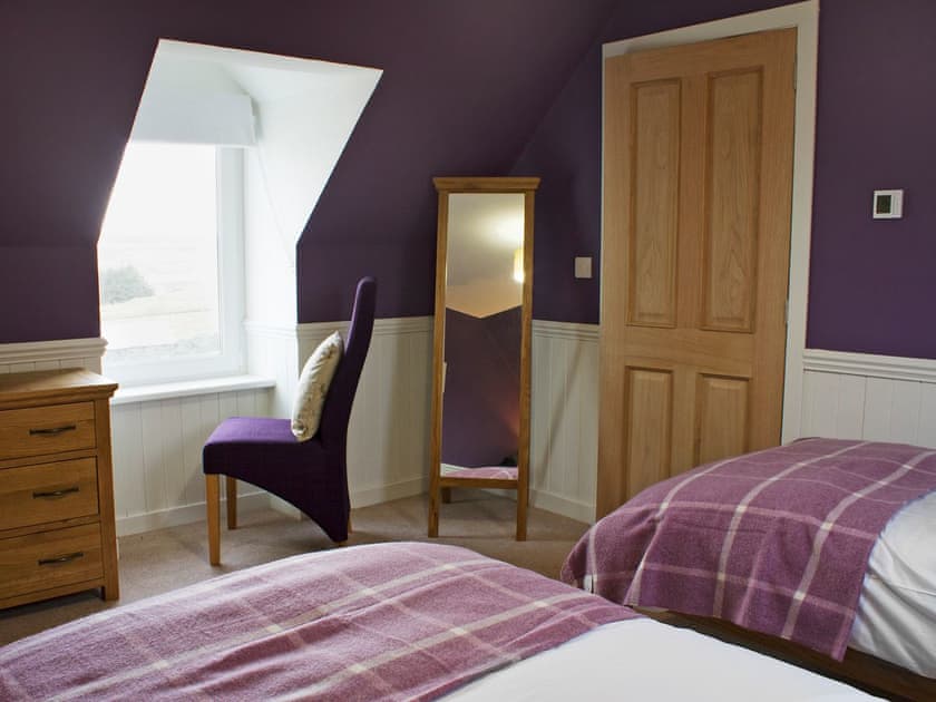 Charming twin bedroom | Ethel’s House, Armadale, near Bettyhill