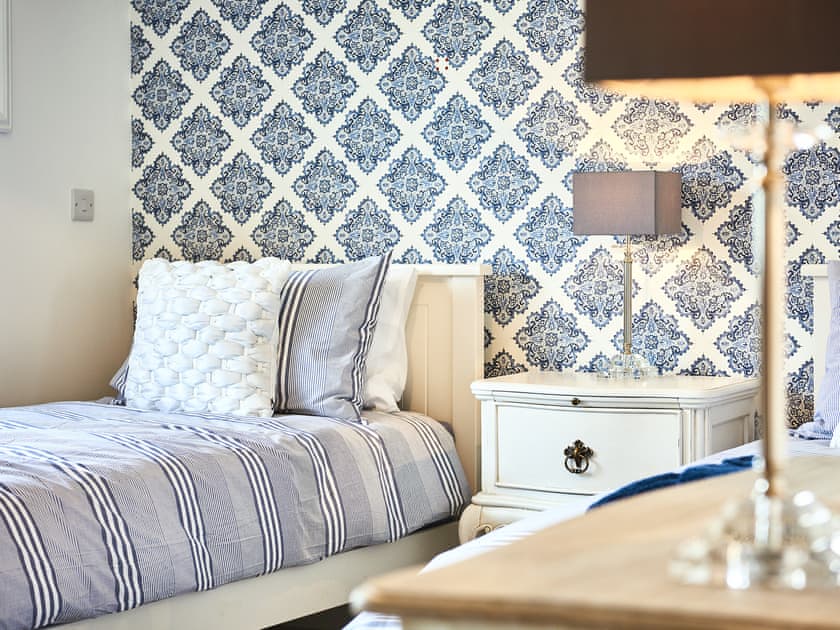Comfortable twin bedroom | Carmel, Beadnell, near Seahouses
