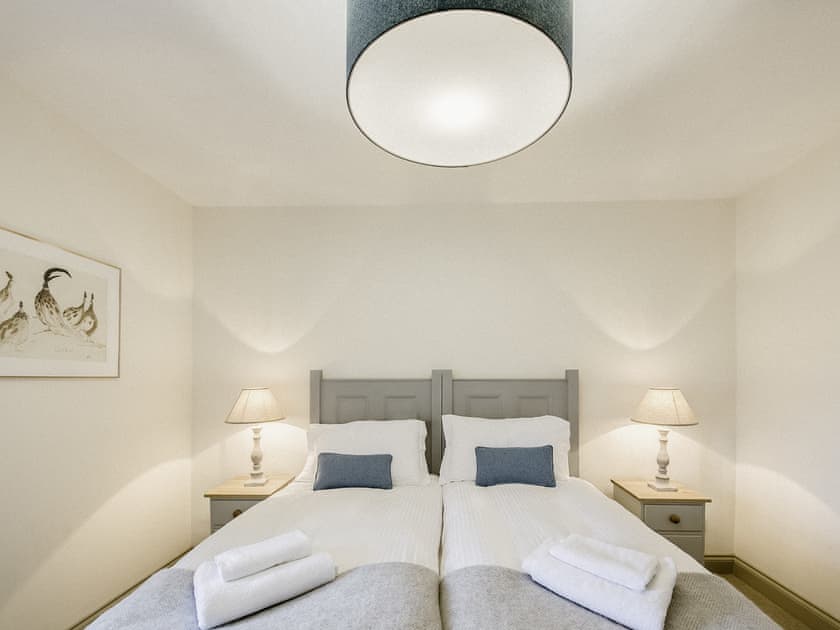 Comfortable twin bedroom with zip and link beds | Blairinnie - Barwhillanty Estate, Parton, near Castle Douglas