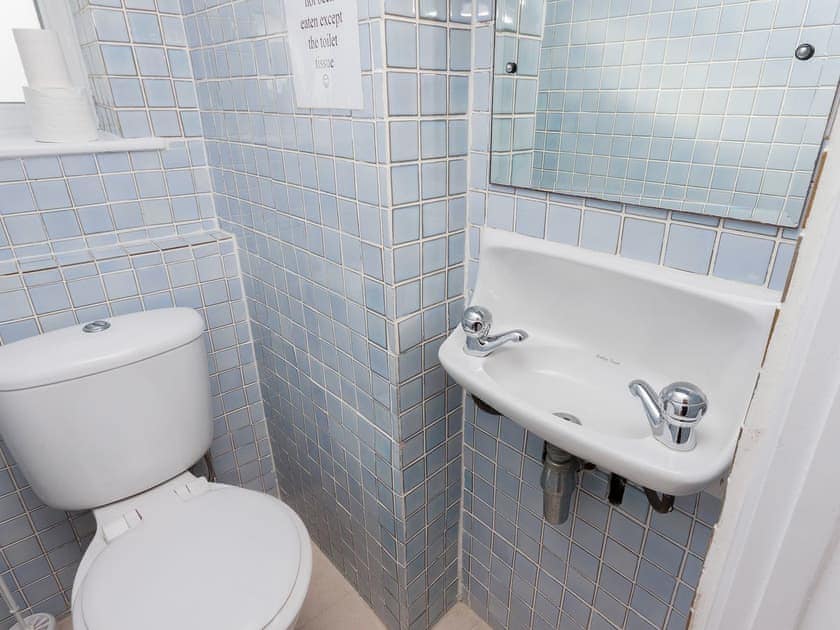 Cloakroom with WC and handbasin | Sandquay Road 9, Dartmouth