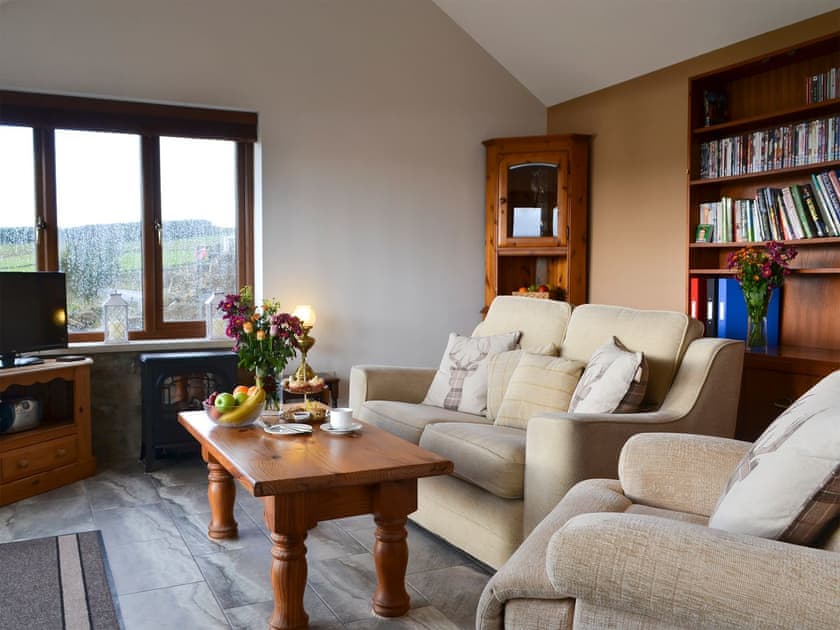 Relaxing living room with amazing views  | Buckswell Cottage, Baldersdale, near Barnard Castle