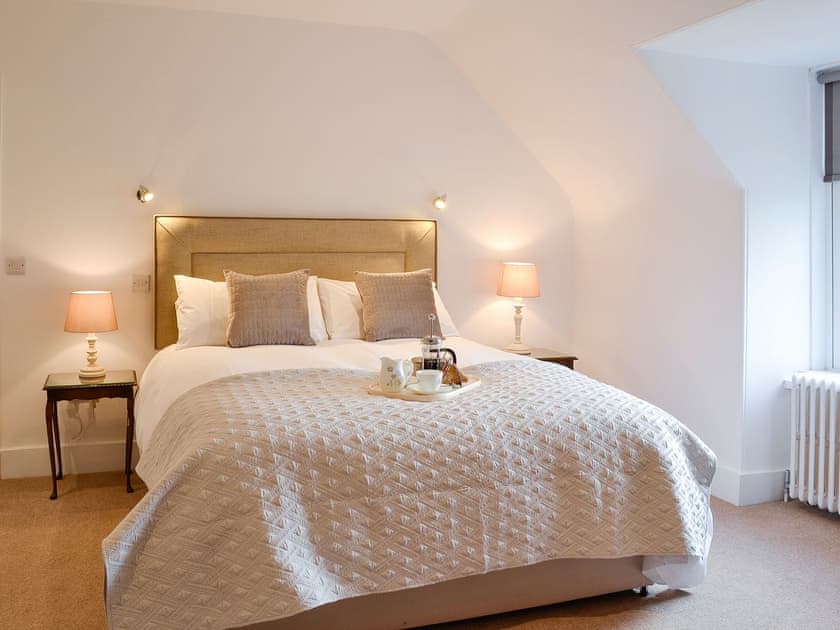 Relaxing master bedroom | The Coach House, Alford