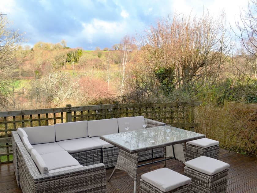 Well presented, spacious sitting out area | Middle Wicket, Trusham, near Newton Abbot