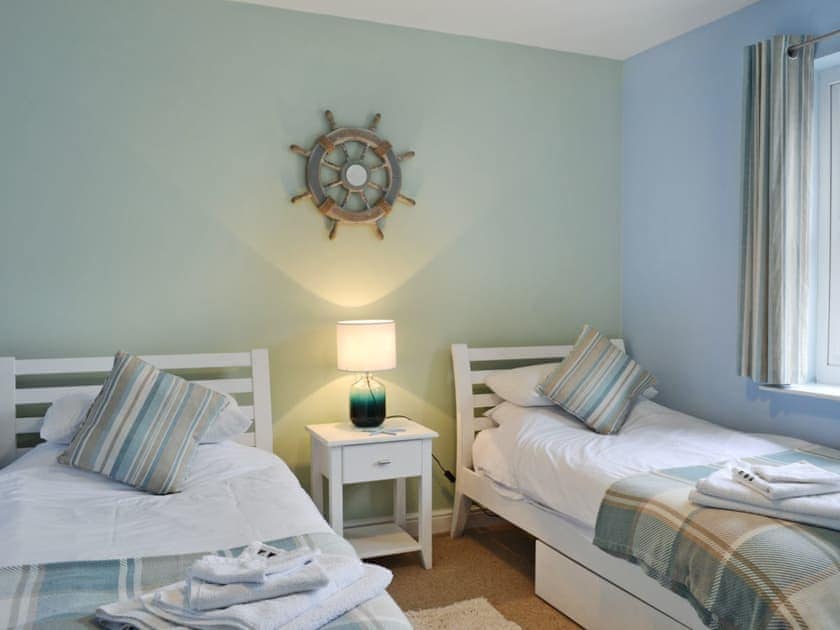 Charming twin bedroom | Seaview, Garlieston