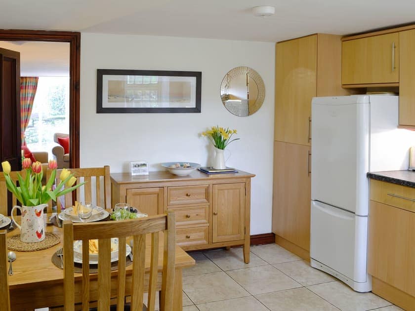 Well equipped kitchen/ dining room | Woodpecker Cottage - Wallace Lane Farm Cottages, Brocklebank, near Caldbeck and Uldale