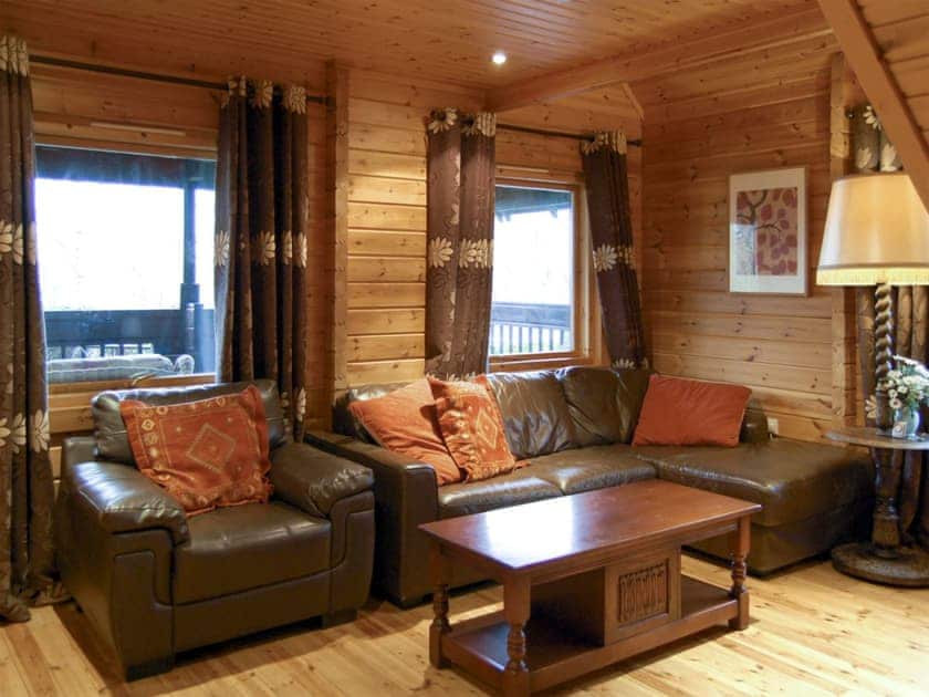 Gorgeous light and airy living area  | Criffel Lodge, Park of Tongland, Kirkcudbright