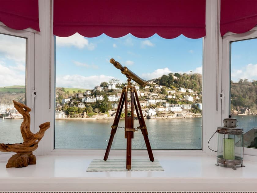 River views brom the bedroom | Lower Deck, Dartmouth