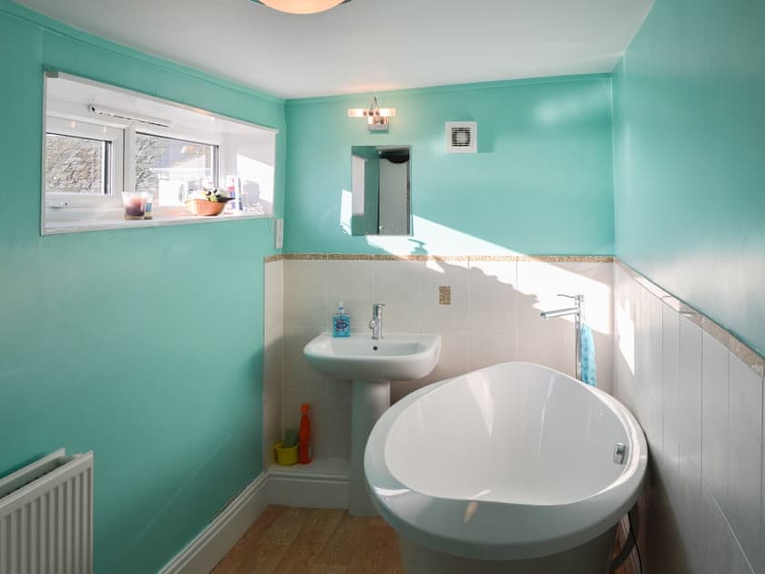 Charming bathroom with contemporary bathroom suite | Mallams, Portland, near Weymouth