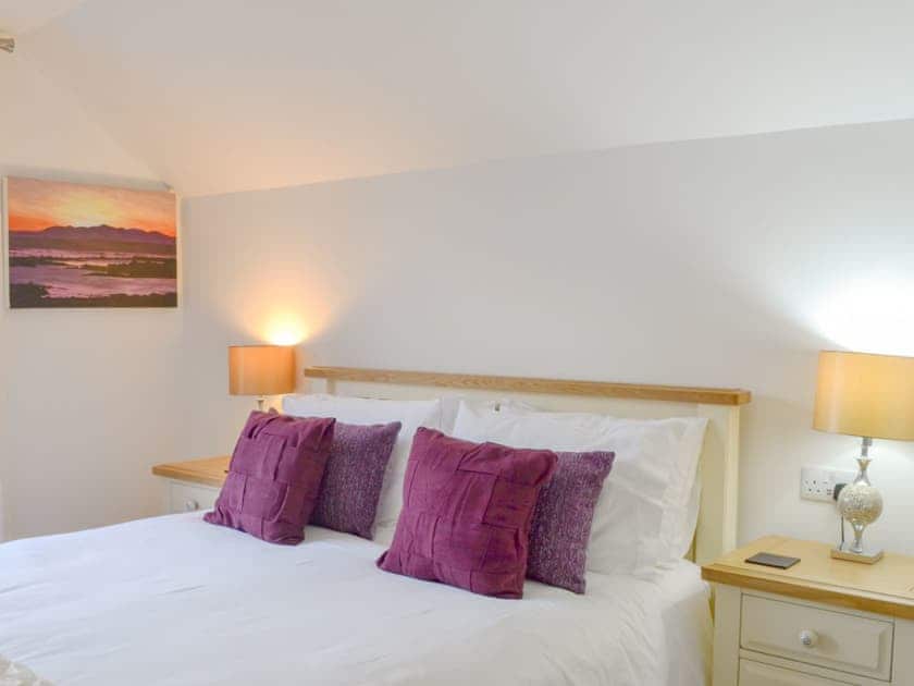 Comfortable double bedroom with king sized bed | Balnacraig, Craigton, near Inverness