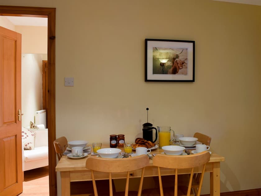 Dining area | Inn Cottage - The Inn Cottages, Muckhart, near Gleneagles