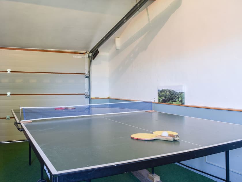Games room with a selection of activities for guests | Broadmeadows Farm, Butterton