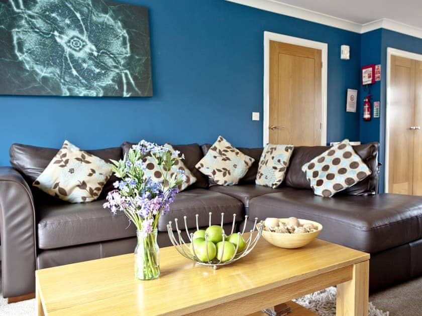 Living area | Butterburr Lodge - Lakeview Holiday Cottages, Bridgwater