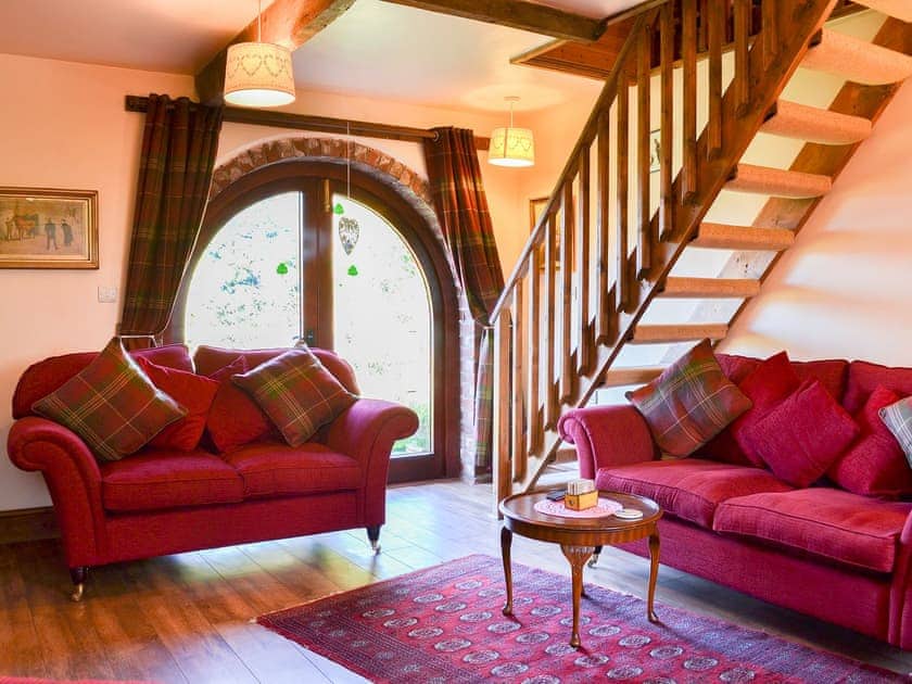Warm and welcoming living area | Acorn Barn, Laytham, near York