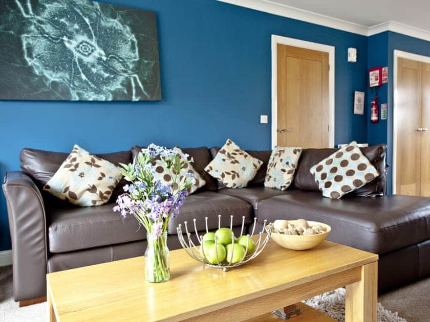Living area | Teasel Lodge - Lakeview Holiday Cottages, Bridgwater