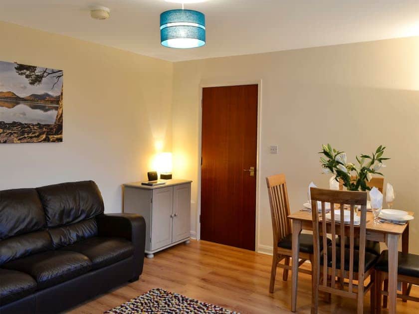 Living and dining room | 10 Elm Court - Greta Grove Apartments, Keswick