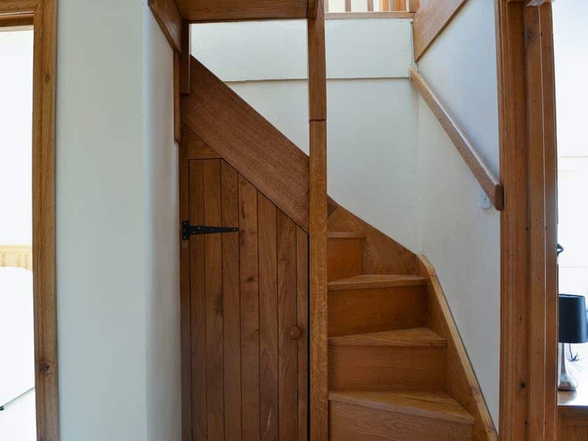 Narrow, partially open-sided stairs | Celyn, Montgomery