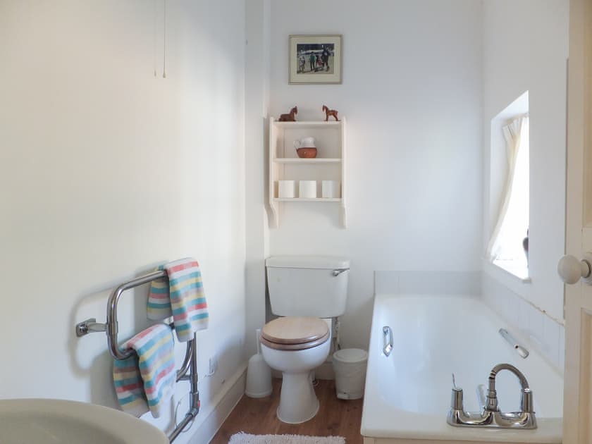 Bathroom with shower attachment | Deer Park Cottage, Gunton Park, near Hanworth