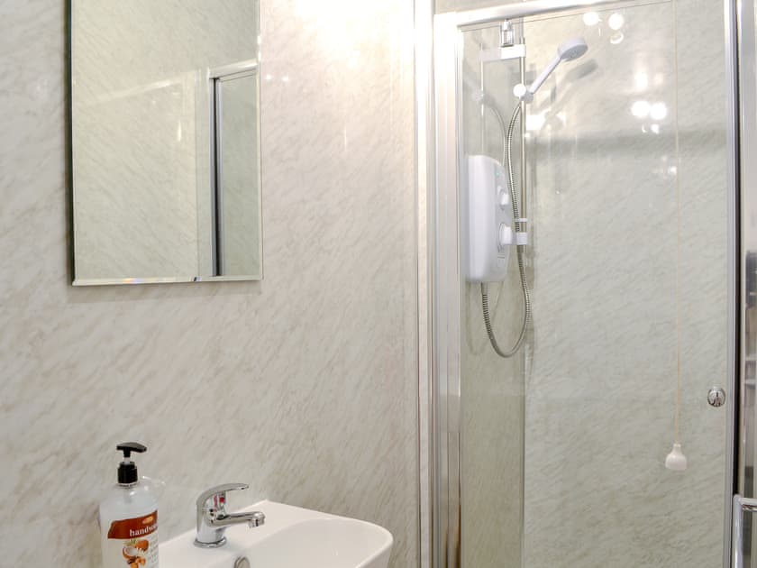 Ground floor shower room | Next Door Cottage, Holy Island