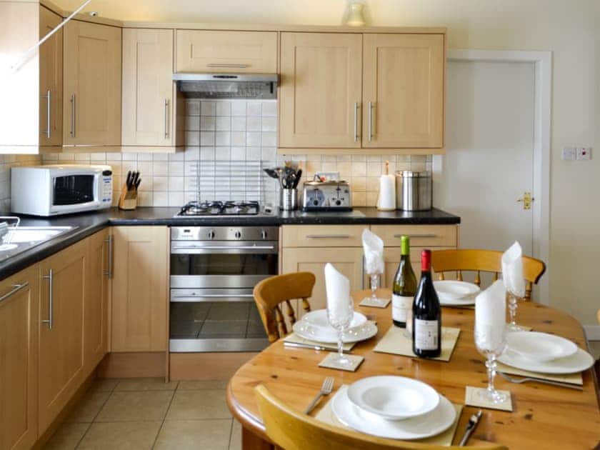 Kitchen and dining area | Kirsty Cottage, Moffat