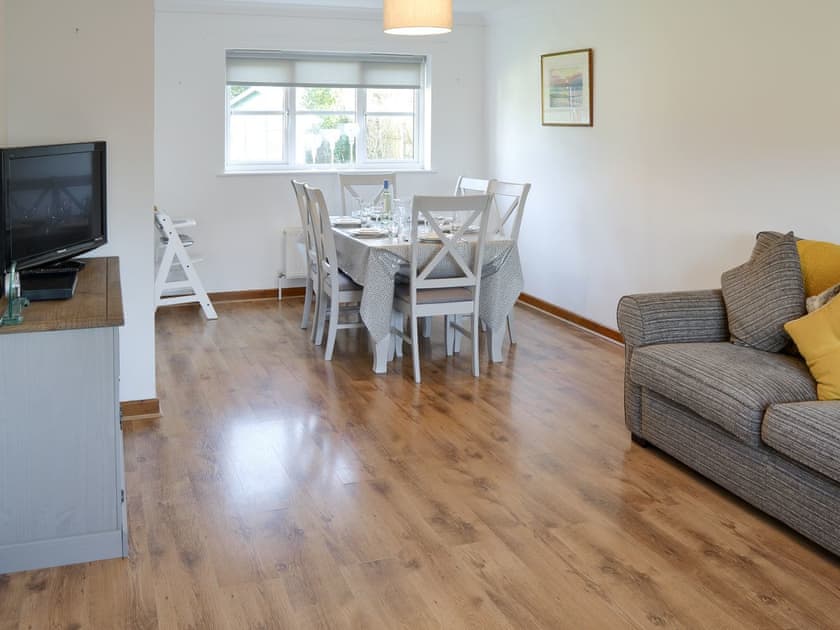 Stylish living and dining area with Freeview TV | The Chase, Walcott, near North Walsham