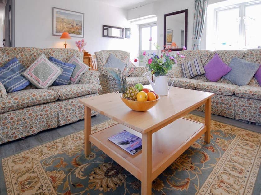 Well presented living room | Robin&rsquo;s Nest, Kerrow Farm, Sennen