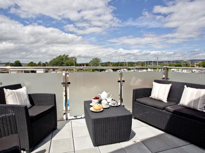 Patio | The Penthouse - Sunnymead, Exmouth